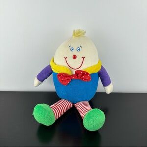 Vintage Eden Humpty Dumpty 13” Plush Stuffed Animal Terry Cloth Rattle